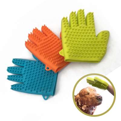 Silicone FDA food grade dog Grooming Brush & Deshedding Tool, for Long and Short Hair Grooming of Dogs, Horses, Bunnies