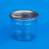 300ml Small Size SGS Hard Plastic Pop Can With Easy Open Lid